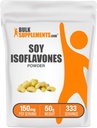 BulkSuplements.com Soy Isoflavones Powder - Soy Isoflavones 150mg, Isoflavones Supplement for Women - for Bone Support, Pure & Gluteeniton - 150 mg per tarjoilu, 50g (1.8 oz)