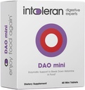 Interderan David daO Mini diestive Ensymes - Tables 60 Supplements for Histaline Indelance & daO Deviciency   esheshytamine   HDDU Friginal Diamine Axidaese (DO) Enzymecate
