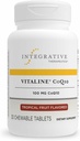 Integrativ terapeutik Vitaline CoQ10 100 mg - Brain Health Support Supplement for Adults * - Stöder hjärthälsa * - Dairy-Free - Tropisk frukt smaksatt, 30 tuggbara tabletter (30 portioner)