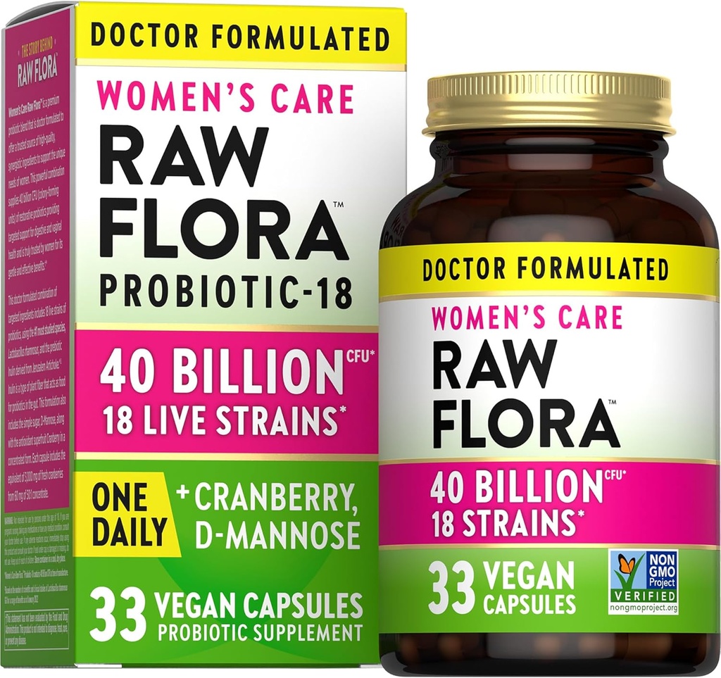 (原始内容存档于2018-09-21) (英语). Nature's Truth Raw Flora Priocits for Women | 40亿 CMU | 33 Vegan Capsules | 与 Cranberry & D-Mannose | Vegan & Gluten Free Vitamins | | | |