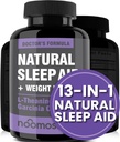 NooMost Natural Sleep Aid Supplements with Magnesium, L theanin & Garcinia Measures 124; Sleep Pills for deep & Restful Sleep for Voksen124; Non- Habitat- Forming Measures 124; Hjælper Fall Assumes Fast Stay Measures