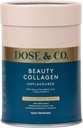 DOSE & CO. Beauty Collagen dengan Acid Hyaluronic dan Vitamin C untuk Rambut, Skin & Nails, Suplemen 9oz Powder
