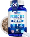 Mums patīk Vitamīni Essiac tējas kapsulas - 180 Grāfs Imūnās atbalsta papildinājums ar dadzis, aitas Sorrel, Slippery Elm & Turkey Rhubarb - Genuine Essiac Tea 900mg Dienas deva
