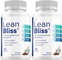 Lean Bliss Pills, Lean Bliss Recenzje, Lean Bliss Advanced Formula Pills, Lean Bliss All Natural Formula Supplement Kapsułki, Lean Bliss Healthy Weight Support (2 Pack - 120 kapsułki)
