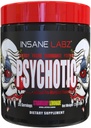 Insane Labz Psychotic, High Stimulant Pre Workout Pulveris, Extreme Lasting Enerģija, Fokuss un izturība ar Beta Alanine, kreatīnmonohidrāts, DMAE, 35 Srvgs (Zemeņu Lemonāde)