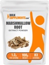 BulkSupplements.com Marshmallow Root Extract pulver - Marshmallow Root Supplement, Herbal Supplement - Glutenfri, 1,2g per servering, 100g (3,5 oz) (Pack of 1)