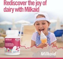 Milkaid Junior Flavor Pack ajuda a prevenir o gás, o inchaço, diarréia em crianças