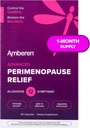 Amberen Περιεμμηνόπαυση, Peri-Menopause Multi-Symptom Relief, Βιταμίνη Β, Βιταμίνη Ε & Αντιοξειδωτικά συμπλήρωμα, Κλινικά Εμφανίζονται για να βοηθήσουν στην υποστήριξη ισορροπία ορμονών, καυτές αναλαμπές & νυχτερινές εφίδρωση, 60 Count