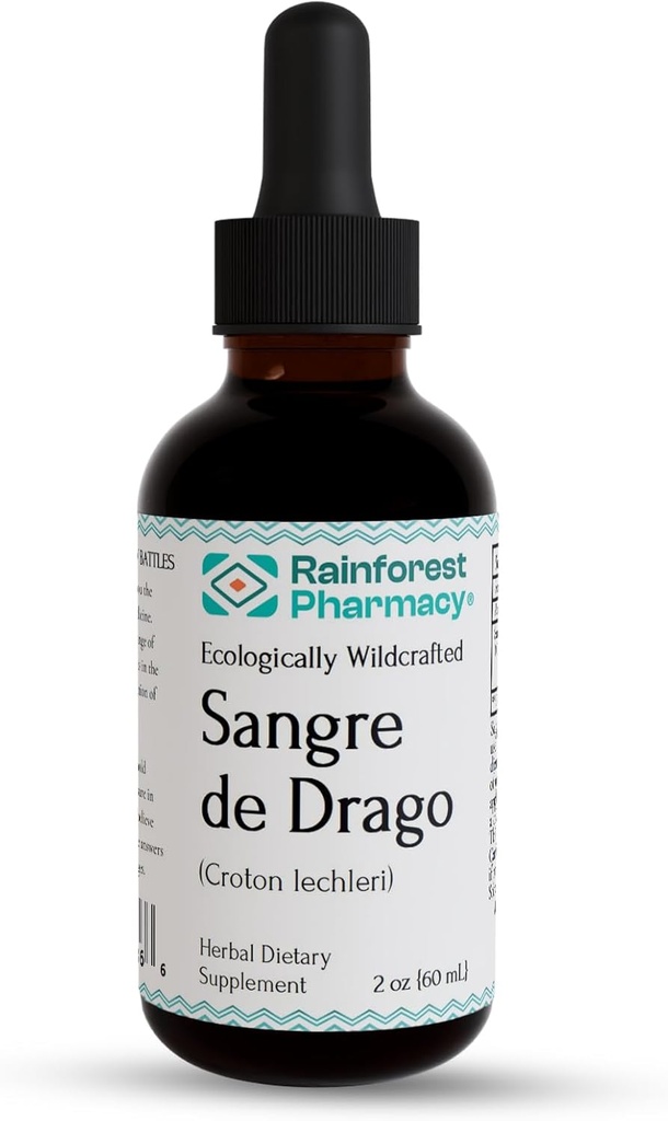Sangre de Drago (or grado) Peruvian Dragon’s blood Liquid (2oz) ) 100% Pure Liquid Sap Ecologically Wildcrafted Croton Lechleri Dragon’s blood for Digestive and Skin Health