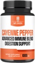 1000mg Cayenne Pepper Capsules 配有长老莓, Echinacea, Berberine HCI & More - 支持文摘健康,健康心和免疫系统 - 90 Veggie Capsules