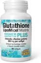 Natuurlijke factoren Glutathion LipoMicel Matrix, 300 mg, Biedt hogere absorptie en krachtige antioxidant ondersteuning, 90 Softgels
