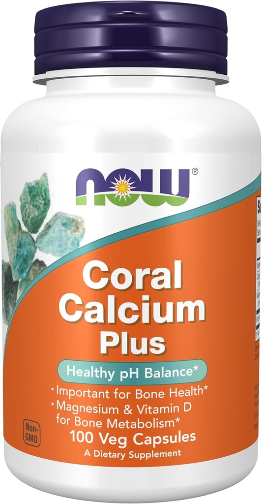 Orain Foods Coral Calcium plus Magnesium, 100 veggie kapa (2ko paketea)