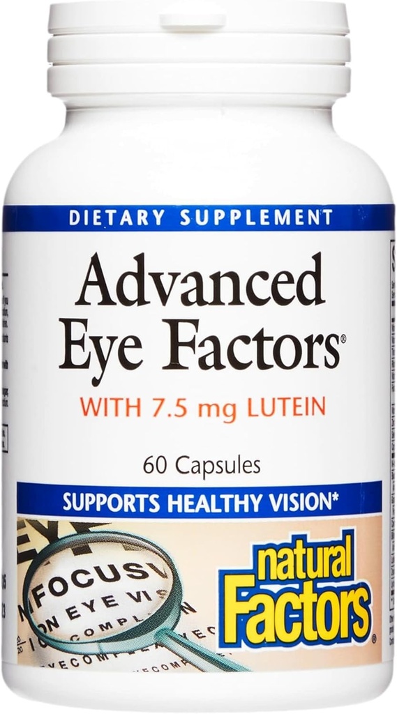 Daxili fayllar, Advanced Eye Factors, Lutein və Zeaxanthin ilə sağlam Vision Antioksik Support, 60 Capsules