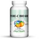 Vitamin C Complex 600 mg Supplement – Recommended Daily Dose Vitamin C Tablets with Lemon Bioflavonoids, Calcium & Phosphorus – Immune Health Support – Pure-C Bio 600 - Non-GMO, Vit C Vegan 90 Tablets