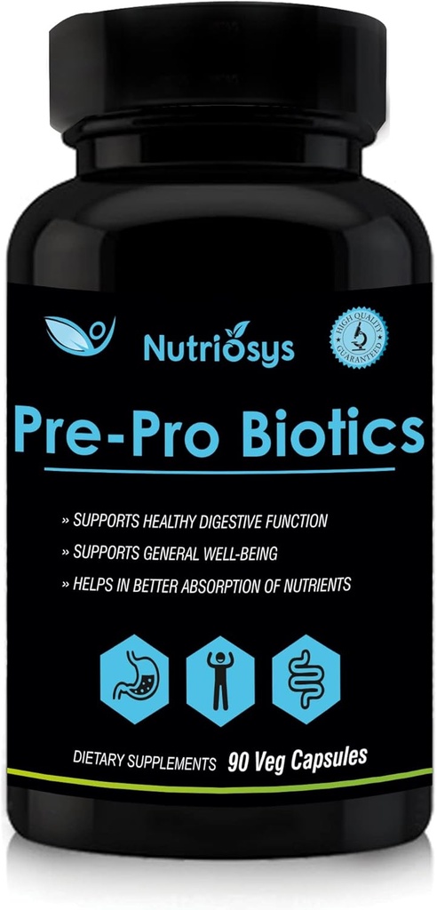Pre i probiòtics per a Men Manveen Implementació de la Salut Digal, Gut balance & Imne function Prebiotics i Probiotics per a Dones i adults del Daily Prebiotic suplementari  2001-2009