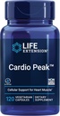 Life Extension Cardio Peak - Hawthorn Extract (Leaf, Flower, Stem) dodatek z Arjuna Extract za zdravje srca - dvakrat dnevno - Gluten brezplačno, ne-GMO, vegetarijanski - 120 kapsul