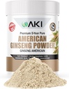 4% Ginsenosides ilə AKI American Ginseng Toz - Daxili, İçkilər kimi ideal - 1 paketi (1.5oz/42.5g)