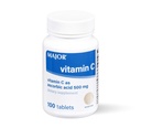 MAJOR Vitamin C-500 mg Ascorbic Acid - Vitamin C Tablets - Dietary Supplement - 100 Count (1 Pack)