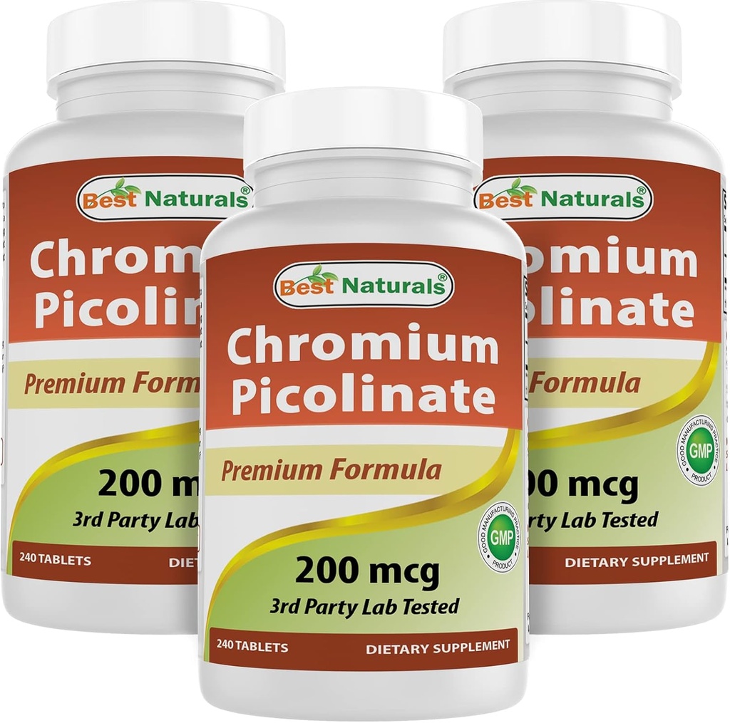 En iyi Naturals Chromium Picolinate 200 mcg 240 Tablet (240 Kont)