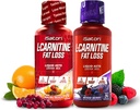 iSatori L-Carnitine 1500, Liquid L-Carnitine with Acetyl L-Carnitine, Mixed Berry Flavor (24 Servings) & Malibu Beach Flavor (24 Servings)