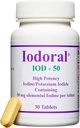 Optimox Iodoral 50 mg Suplemento - tabletas de Ioduro de potasio, Iodo de alta potencia, Suplementos para o soporte de tiroides, solución Iodine de Lugol - 30 Conde