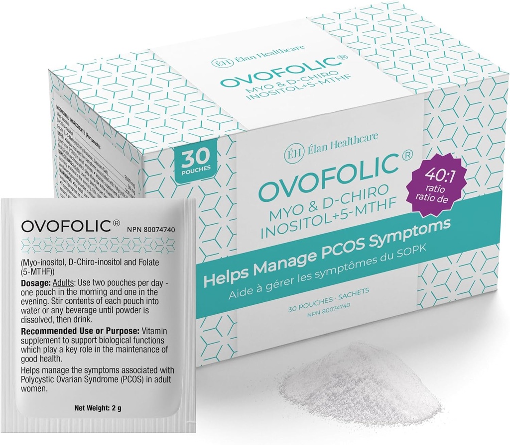 Ovoluclic Inositol suplementari - Myo-Isitol i D-Chirohiro Inositol Plus Acte-Idete 40: 1 Relació - 30 maltes