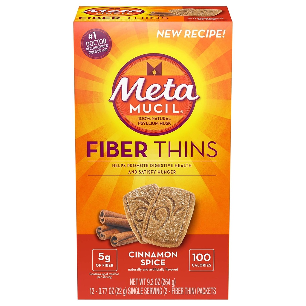 Metamucil Fiber stropa les Espècies de Canyella - 12ct