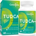 TUDCA Liver Support Supplements 1000mg - 60 Vegan Capsules,TUDCA Bile Salt Butle Herbal Blend Formula Liver Cleanse Detox & Repair