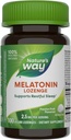 Nature's Way Melatoniin Lozenge, Sleep Support *, 2,5 mg, 100 Vegan Lozenges