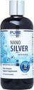 Pure Nano Silver Spray 16oz Refill | 10 PPM Daily Immune Support supplement | Easily Absorbed Colloidal Nano Silver Spray - Probiotic-Friendly Silver Solution