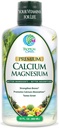 Premium Liquid Calcium Magnesium Citrate - Natuurlijke formule w/ ondersteuning voor sterke botten - Liquid Vitamin Supplement w/ Calcium, Magnesium, Boron & Vitamine D3