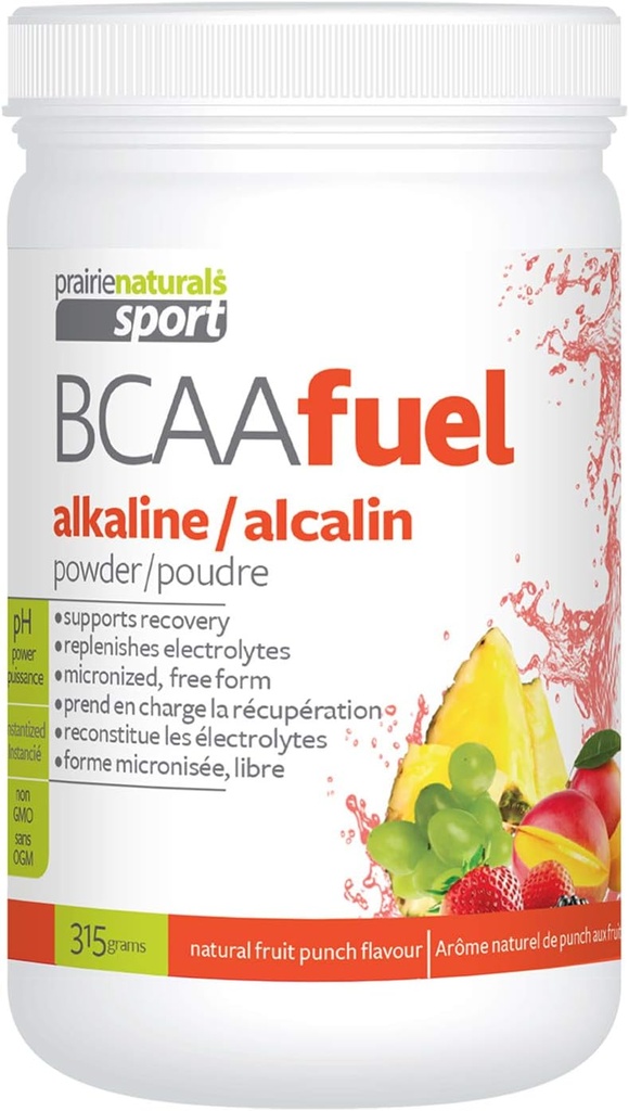 Prairie Naturals PH Баланс BCAA Паливний, фруктовий пучок, 11.2 Ounce