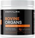 Bovine Organ: GrassFed Beef Organ Supplement (B12 Vitaminer, B Complex Vitaminer, Heme Iron Supplements, Vitamin A Supplements, Folate Supplements, Selenium och Zink Supplements) - 90g Pulver
