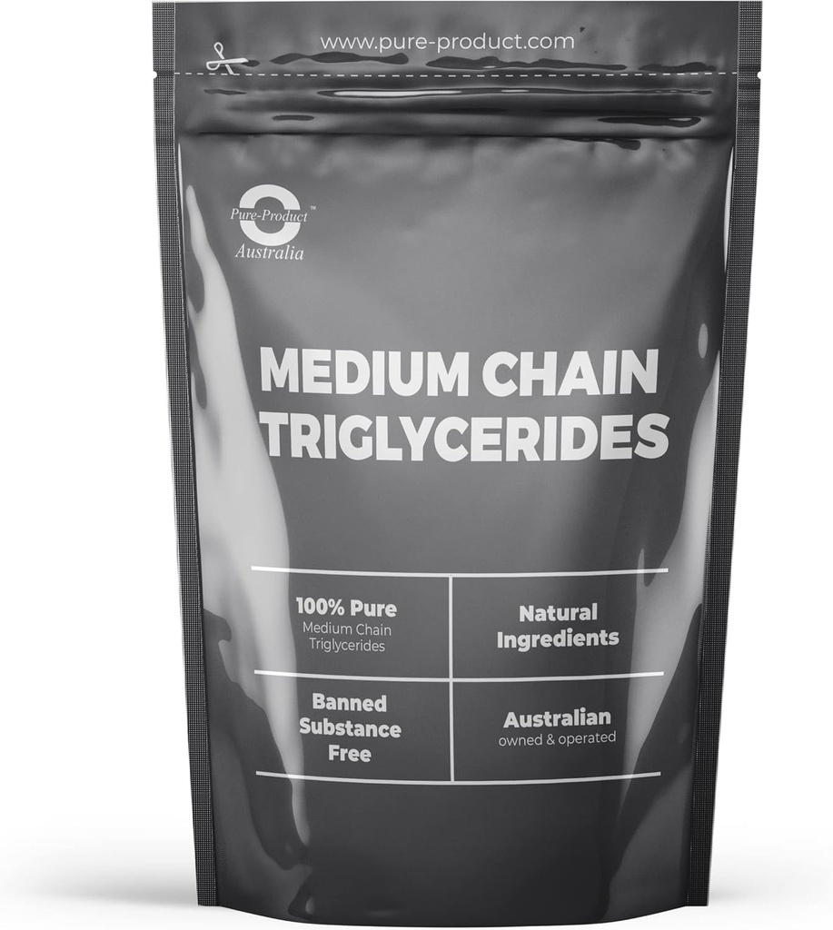 Pure Product Australia - Vidējas ķēdes triglicerīdi (MCT Oil Powder) 2.2 mārciņas - Veģetārie Draudzīgie
