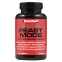 MuscleMeds Feast Mode Appetite Stimulant Weight Gain Pills Digestive Enzymes Safe and Effective 90 Caps, Unflavored, 90 Count