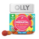 OLLY Prenatal Multivitamin Gummy, Daily Multi Blend for Mommy & Baby, Folic Acid, Omega 3 DHA, Vitamins A & D, Sweet Citrus Flavored, 30 Day Supply - 60 Count