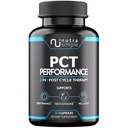 PCT Supplement for Men, 3-in-1 Post Cycle Support & Natural Booster with Estrogen Blocker, Liver Support Formula, Made in USA, with Fenugreek, Chrysin, Tongkat Ali, Milk Thistle - 60 Capsules