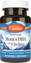 Carlson - DHA của mẹ với Choline, 3:1 DHA đến EPA tỷ lệ được tìm thấy trong sữa mẹ, phát triển và phát triển, 60 mềmgels