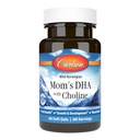 Carlson - Mom's DHA with Choline, 3:1 DHA to EPA Ratio Found in Breastmilk, Growth and Development, 60 Softgels