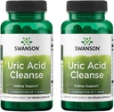 Swanson Uric Acid Cleanse - Natürliche Ergänzung Förderung der Nierenunterstützung - verfügt über eine leistungsstarke Kombination von 7 Kräutern - (60 Veggie Kapseln) 2 Pack