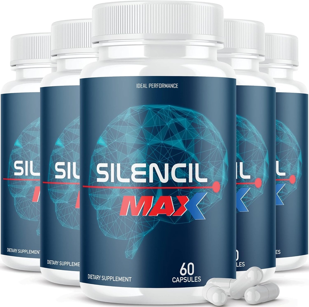 PERFORMANCE ideal (5 Pack) Silencil Tinnitus Max Suplemento pílulas Silencile (300 cápsulas)