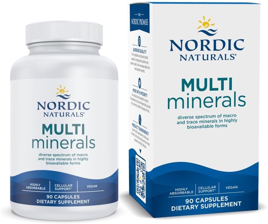 Naturals multimeals, unflavored - 90 Capsules - 11 Mines essencials - Optemal salut i Wells - Vegan - No-GMO - 30 Servings