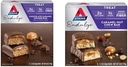 Atkins Endulge Chocolate Caramel Mousse Bar 5 count and Caramel Nut Chew Bar 5 count Bundle