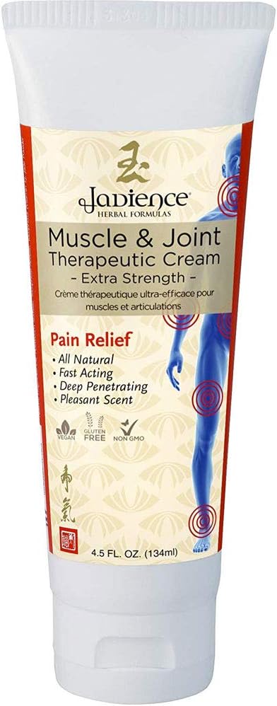 Jadience Muscle & Ekspert Terapevtik Ağrısı Aşağı Back Boy Elbow Muscle Diz Arthritis Inflammation ağrı rahatlama və yaxşılaşdırma Natural Eastern Royal Asia Family Formula 4.5 oz