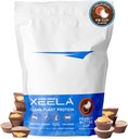 XEELA Plant Based Vegan Protein Powder - Nezávisle Tested - 25g High Protein, Pea Protein for Men & Women - Vitamins & Minerals, Non GMO, Dairy & gluten Free, LowCarb & LowFat (Peanut Butter Cup)