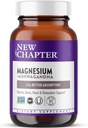 New Chapter Magnesium + Ashwagandha supplement, 325 mg with Magnesium Glycinate for Muscle chillation " Recovery, Heart, Nerve ' Bone Health, 2.5X Absorption, Non-GMO - 60 ct (2 Month Supply)