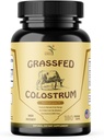 Grass Fed Beef Colostrum Supplement, 3000 mg, Angebote Immununterstützung und fördert Gutgesundheit, Athletic Performance, Gesunde Eisen Levels, Non GMO, 180 Kapseln