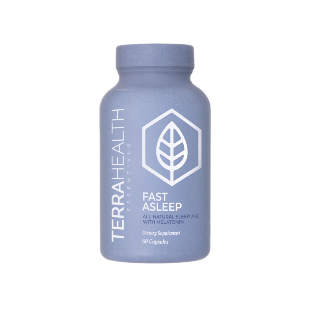 Terra Heath Essentials Fast Asleep - Sleep Support, Helps with Sleeplessness & Restlessness - All Natural, 30 Day Supply