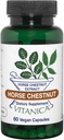 Vitanika Arklys Chestnut, Skates Vein ir kapiliarų stiprumo & Cirkuliacija, Vegan / Vegetarian, 60 Capsules