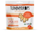 USDA Organic Natural Ginger Tummydrops, Gluten Free & Vegan, 33 Individually Wrapped Drops in a Resealable Bag